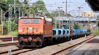 RARE !! Old WAP 1 Engine With Goods Train | Indian Railways