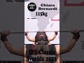 Chiara Bernardi - 3rd Place 520kg Total - 63kg Class 2023 IPF World Women&#39;s Classic