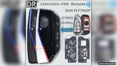 DR 315433MHz ID49 PCF7945P Chip CAS4 CAS4 FEM Upgrade Proximity Car Remote Key For BMW 1 3 5 6 7 X1