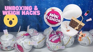 Mini Fashion Brands Opening WITH WEIGH HACKS ! Stickers, Accessories, Fashion Bags for Dolls (Zuru)
