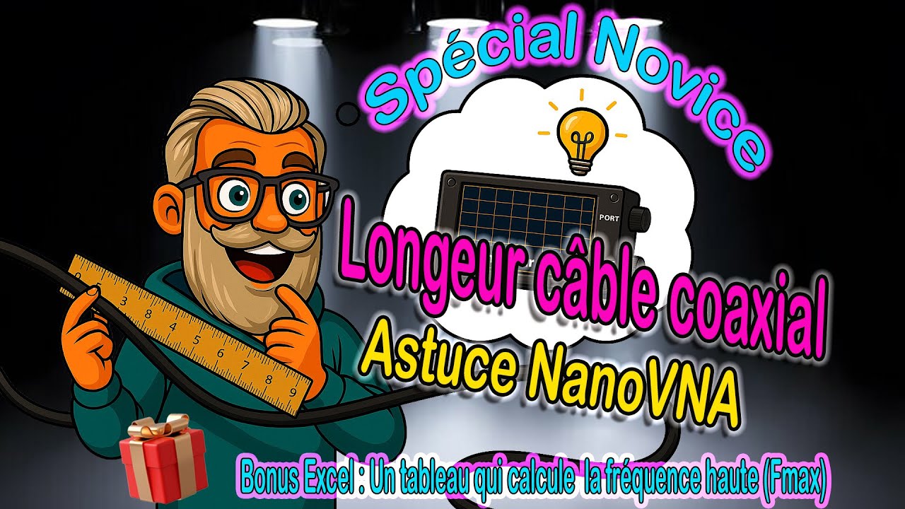 NanoVNA : Mesurer la longueur d’un câble coaxial (méthode simple)