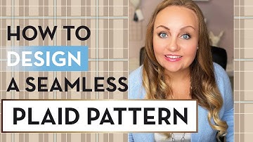 How to design a seamless plaid pattern Adobe Illustrator