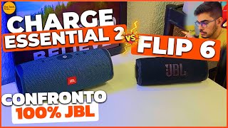 JBL FLIP 6 VS CHARGE ESSENTIAL 2 | Comparativo | Nem tudo é o que parece!