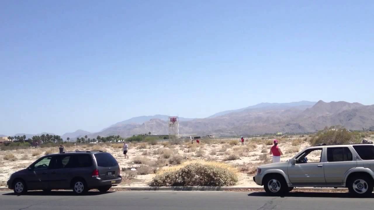 Palm Springs Memorial Day Flower Drop YouTube