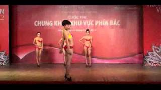 Trình diễn Áo tắm (3/5) - Chung khảo miền Bắc Hoa hậu Việt Nam 2012