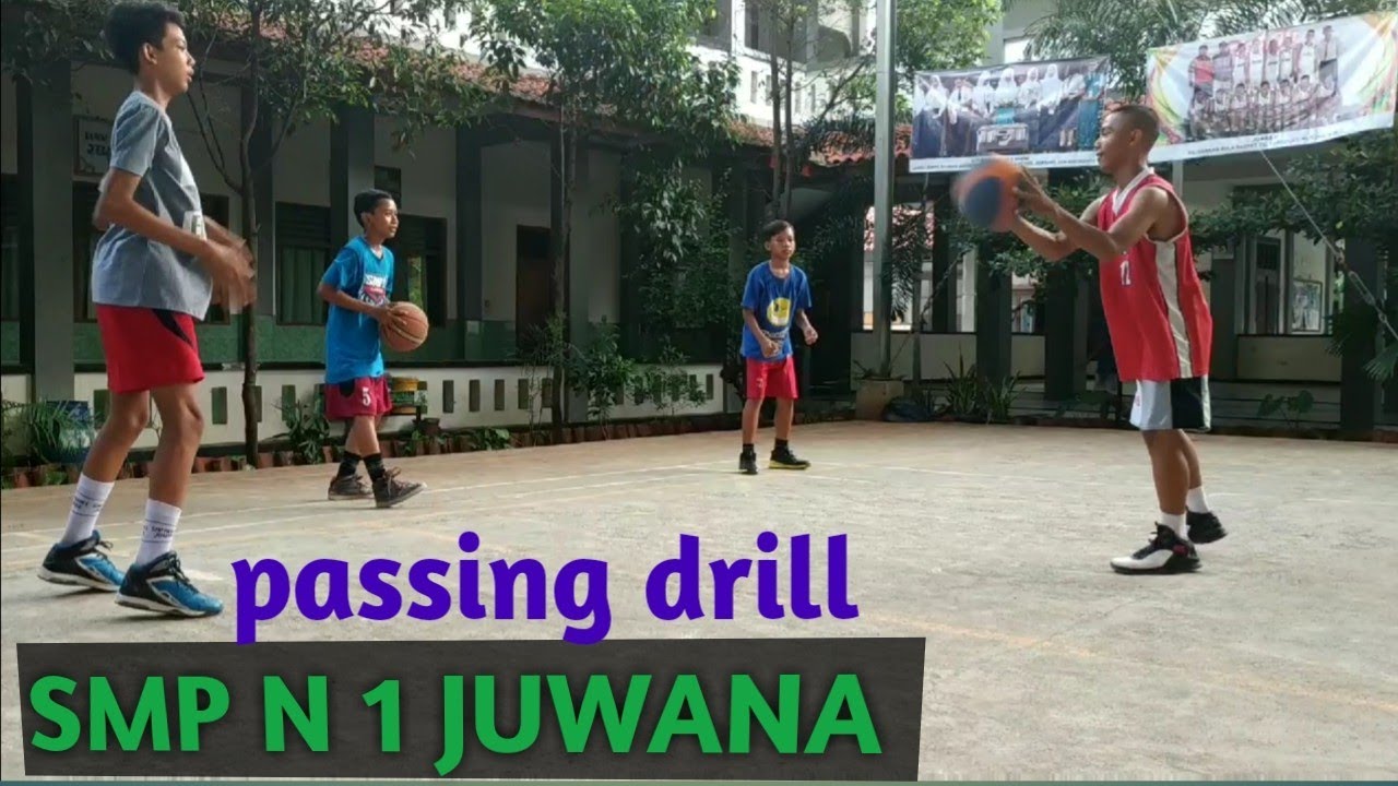 Passing drill - latihan teknik dasar passing bola basket