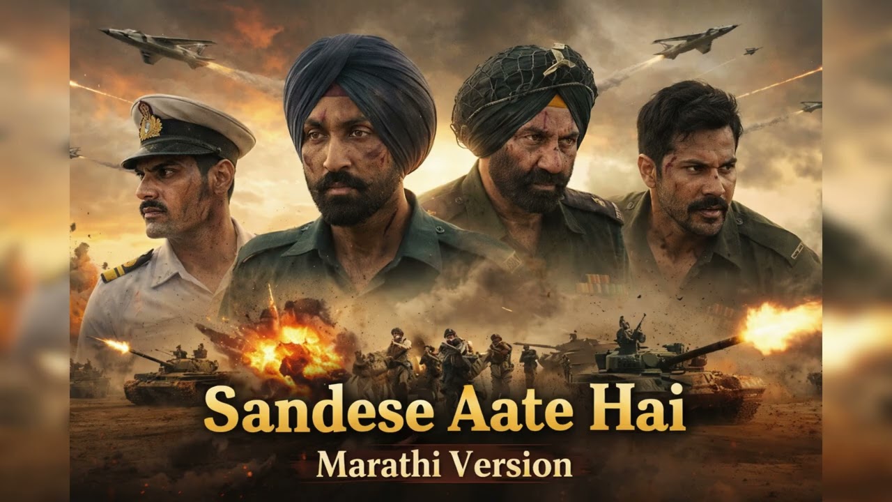 Sandese Aate Hai | Marathi Version | Patriotic Indian Army Song | Emotional Cover