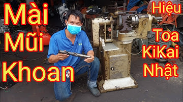 Clip 64 | Máy mài mũi khoan | mài dao cụ | mài mũi