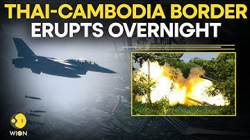 Thailand Strikes Cambodia LIVE: Overnight Rocket Fire at the Thai-Cambodia Border | WION Live