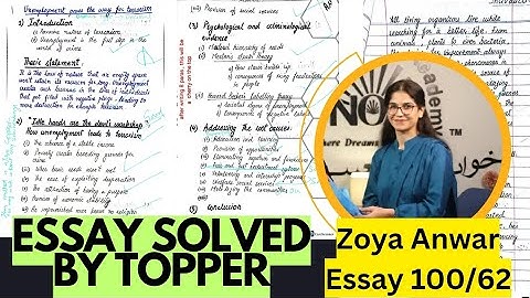 How CSS Essay Topper Solved the Paper | Essay Solved by Zoya (100/62 topper) - ✅ by Sir Ali Shahab