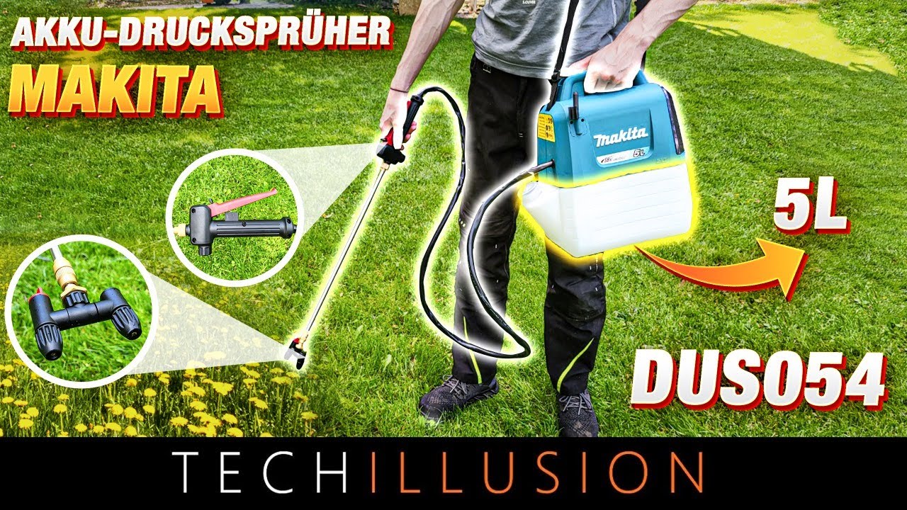 🔥🎬WAS TAUGT der NEUE 18V AKKU DRUCKSPRÜHER von Makita?! 🧐 - Makita Druckspritze DUS054Z