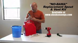 No-Bama Replacement Spout & Vent Kit-Available at alaskansongs.com