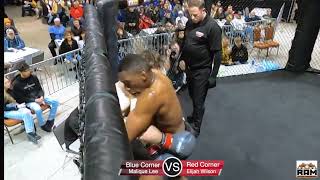 RAM II Malique Lee vs Elijah Wilson Kick Boxing Match 1st Fight of The Night