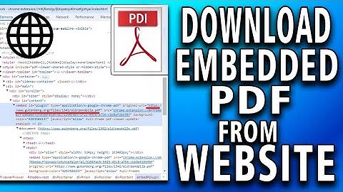 How to Download Embedded PDF From Website - Full Guide
