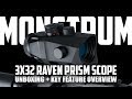 Monstrum P332 Raven Ultra Compact 3X Prism Scope