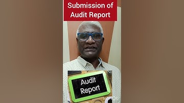 submission of Audit Report