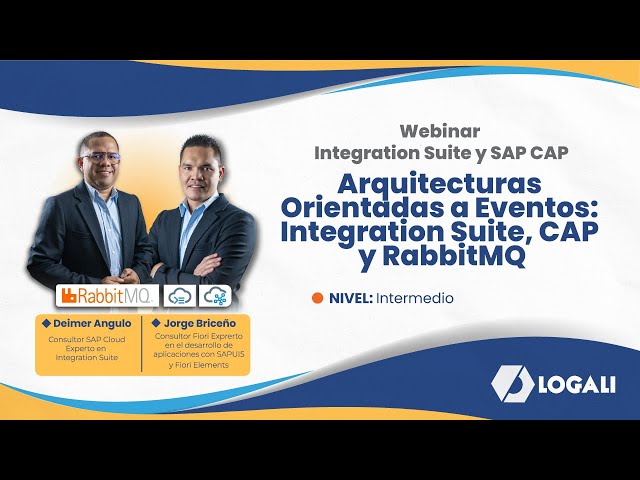 Webinar-Arquitecturas Orientadas a Eventos: Integration Suite, CAP y RabbitMQ