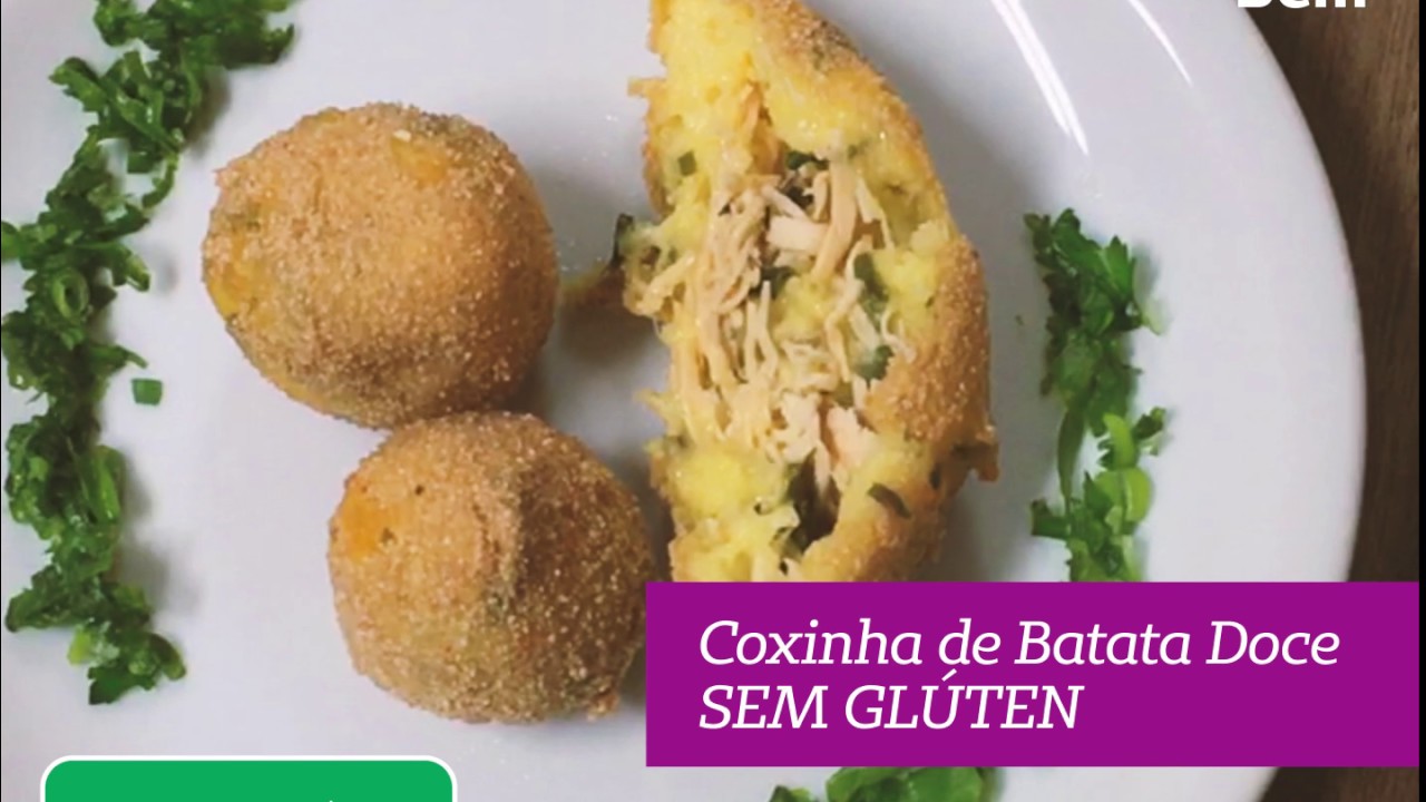 VIVER BEM - RECEITA COXINHA SEM GLÚTEN