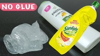 Dish Soap Shampoo And Salt Slime No Glue No Borax No Liquid Starch Slime Kidztube