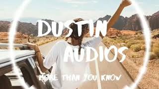 MORE THAN YOU KNOW AUDIO EDIT