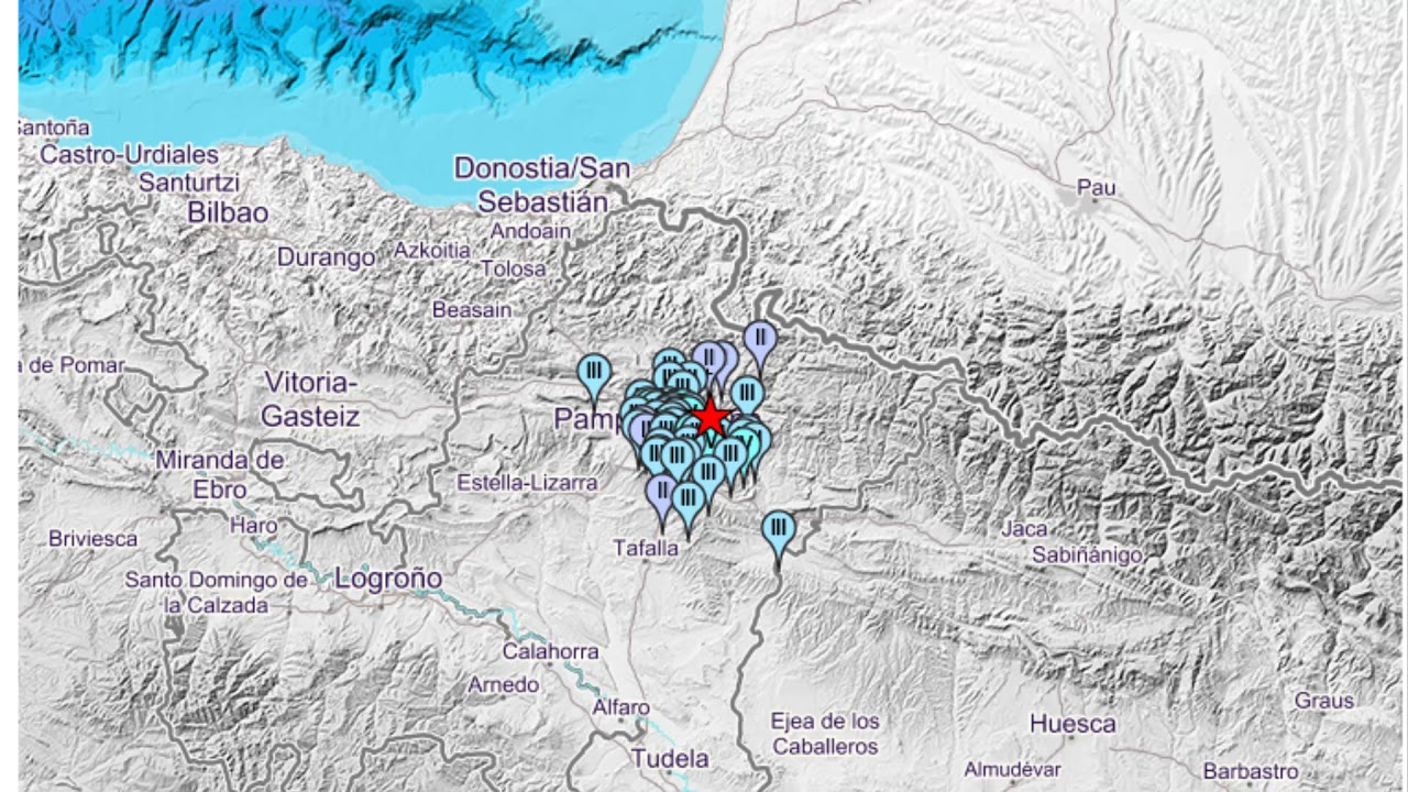 Terremotos sentidos en Navarra 11 octubre 2021
