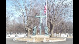 Around the Calvary and Elmwood Cemeteries of Holyoke Massachusetts