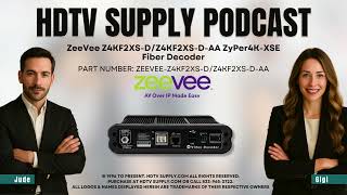 ZeeVee Z4KF2XS-D/Z4KF2XS-D-AA ZyPer4K-XSE Fiber Decoder