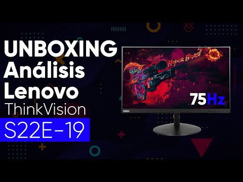 MONITOR 75Hz | 1080P | 4MS 🔹 CALIDAD⚡PRECIO 🔹 Lenovo ThinkVision S22E-19 | Español| CUSPITECH