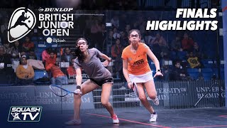 Squash: Dunlop British Junior Open 2020 - U11, U13 & U15 Finals Highlights