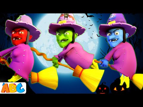 Three Little Scary Witches and the Vampire + More Spooky Halloween Songs for kids