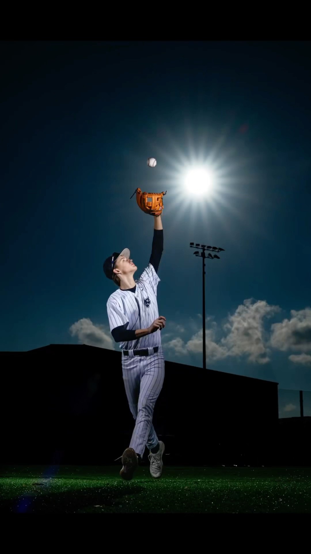 Day to Night!! Baseball photoshoot with the Westcott FJ800! #sportsphotography #baseball #nikonz9