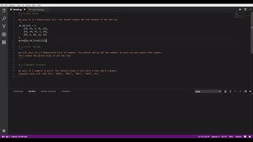 Python by Example - Two Dimensional Lists