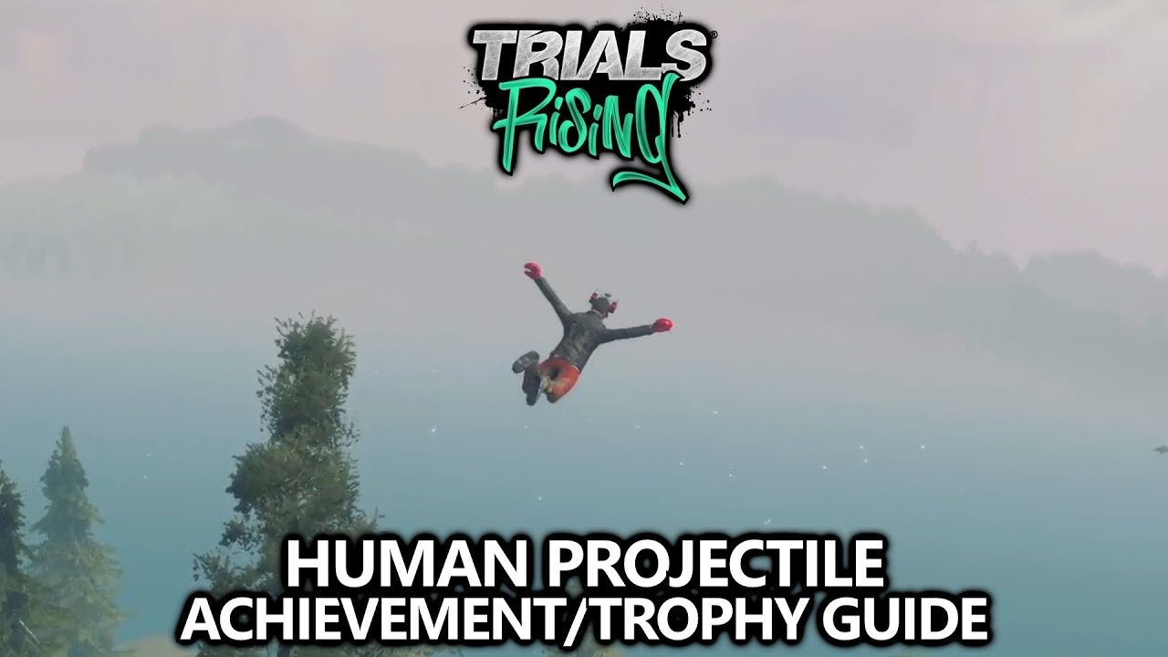Trials Rising - Human Projectile Achievement/Trophy - Bail Ski Jump Tower to Finish in Flying Finn