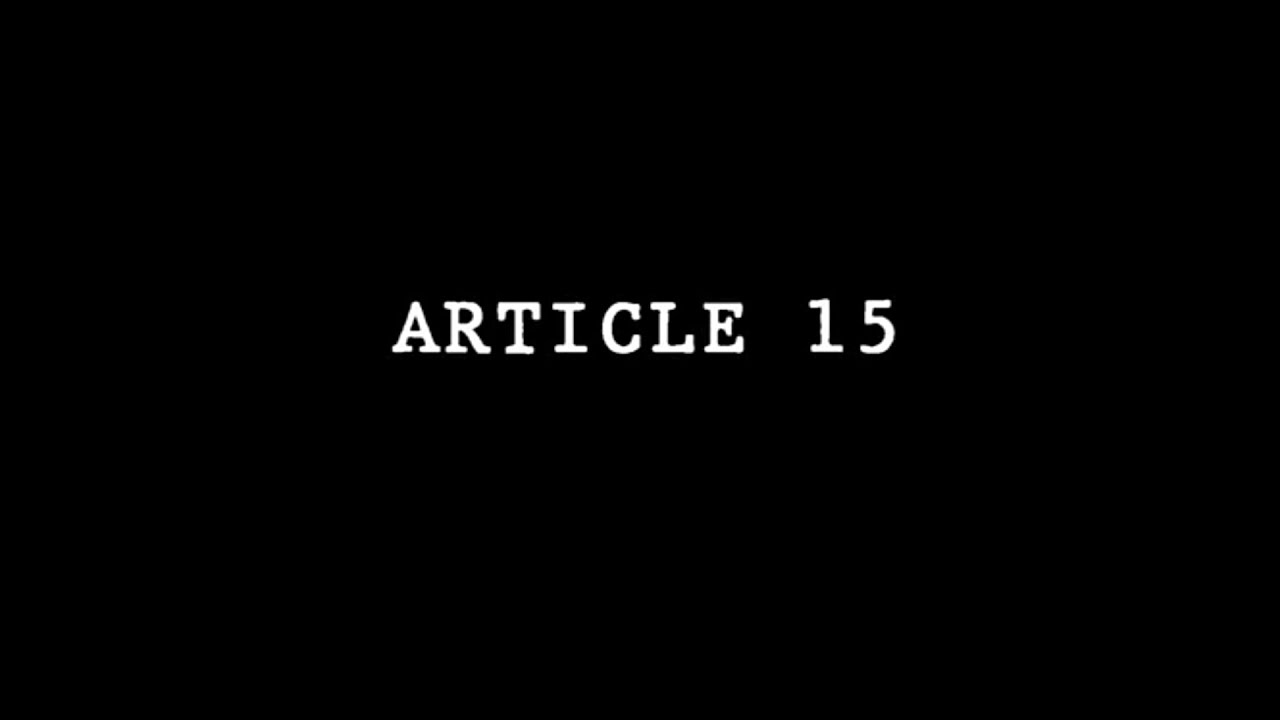 Bade Bade Log  Article 15  Protest Song  equality