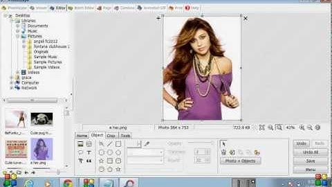 How to Make Glitter Silhouette/Shadow in PhotoScape.(Easy Fast TuTorial)