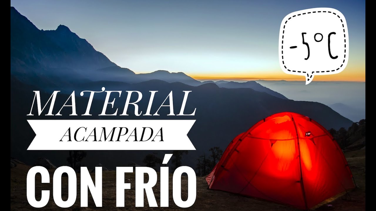 ESTO es lo que NECESITAS para ACAMPAR en INVIERNO! Material recomendado y consejos.