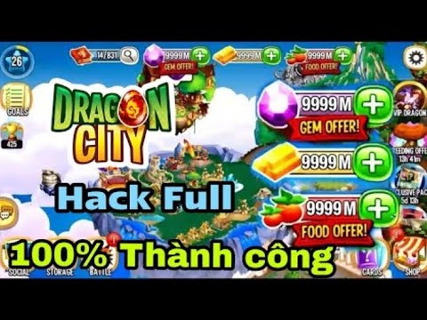 Hack Game Dragon City 2 - Vinh Nè | Hướng dẫn cách hack game dragon city.