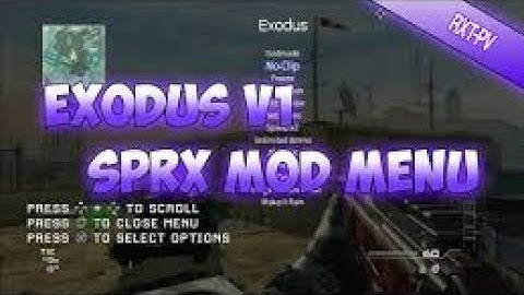 Call of Duty: Modern Warfare 3: Exodus V1 SPRX Mod Menu Showcase + Download