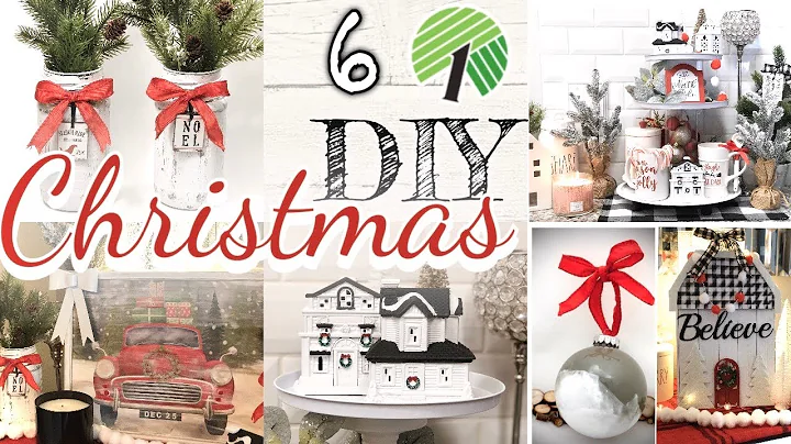 CHRISTMAS DOLLAR TREE FARMHOUSE DIY DECOR/ FARMHOUSE RUSTIC CHRISTMAS TREND 2019 diy DOLLAR STORE