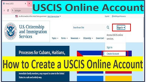 How to Create a USCIS Online Account || File I-130 Form Online