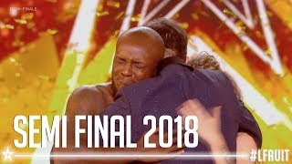 GOLDEN BUZZER Dakota and Nadia |  Semi final | France's got talent 2018