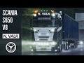 N. Valk - Scania S650 V8 (open pipe sound!)