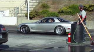 spokane rx7 single turbo first pass