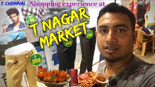 T Nagar market Chennai | Street food and shopping experience at T Nagar Market Ranganathan Street