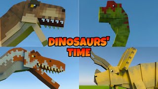 : Dinosaurs Time | Addon Showcase | Minecraft Bedrock Edition