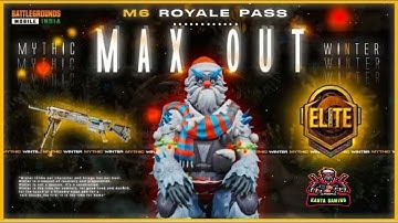 C1S3 Royal Pass M6 Maxout | 4500 UC Royal Pass | RP M6 Max Level 50 | FullMaxout RP M6 BGMI
