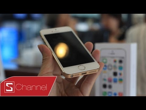 Điện Thoại Iphone 5S Màu Vàng - Schannel - Mở hộp iPhone 5S phiên bản màu vàng - CellphoneS