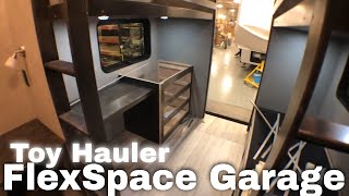Luxe luxury toy hauler 48FB - What can we do in our FlexSpace Garage