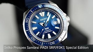 Seiko Prospex Samurai PADI SRPJ93K1 Special Edition