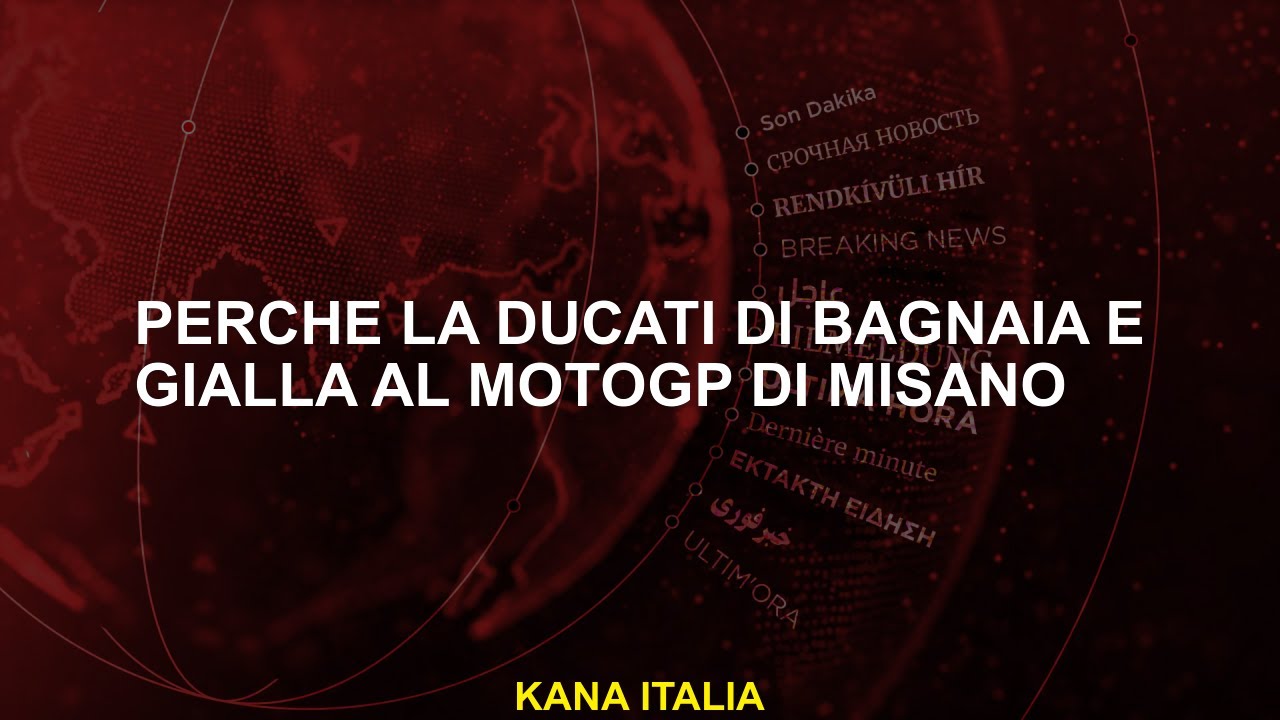 Perché la Ducati di Bagnaia è gialla a MotoGP di Misano - YouTube